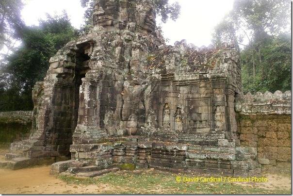 The DP1x is very susceptible to lens flare when used with any kind of backlit scene as shown by this early morning photograph of the Banteay Kdei Gate in the Angkor temple complex near Siem Reap, Cambodia