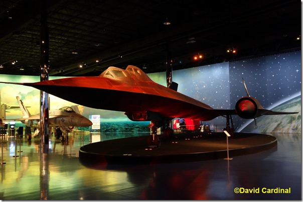 Lockheed SR-71B "Blackbird" captured at the Air Zoo with a Sony RX100 at ISO 1000, 1/8s