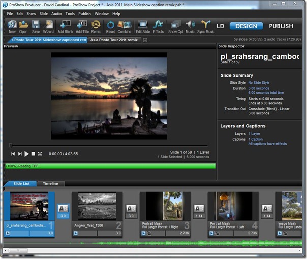 ProShow 5 Producer Screen Shot