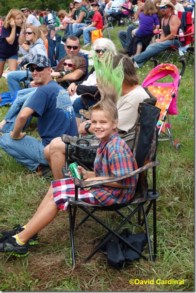 The RX100's ultra-quick response time makes it fun to use in capturing fleeting moments like the smile on this young fan of the Boyne Falls Mud Run.