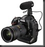 Nikon D4 DSLR full image with microphone