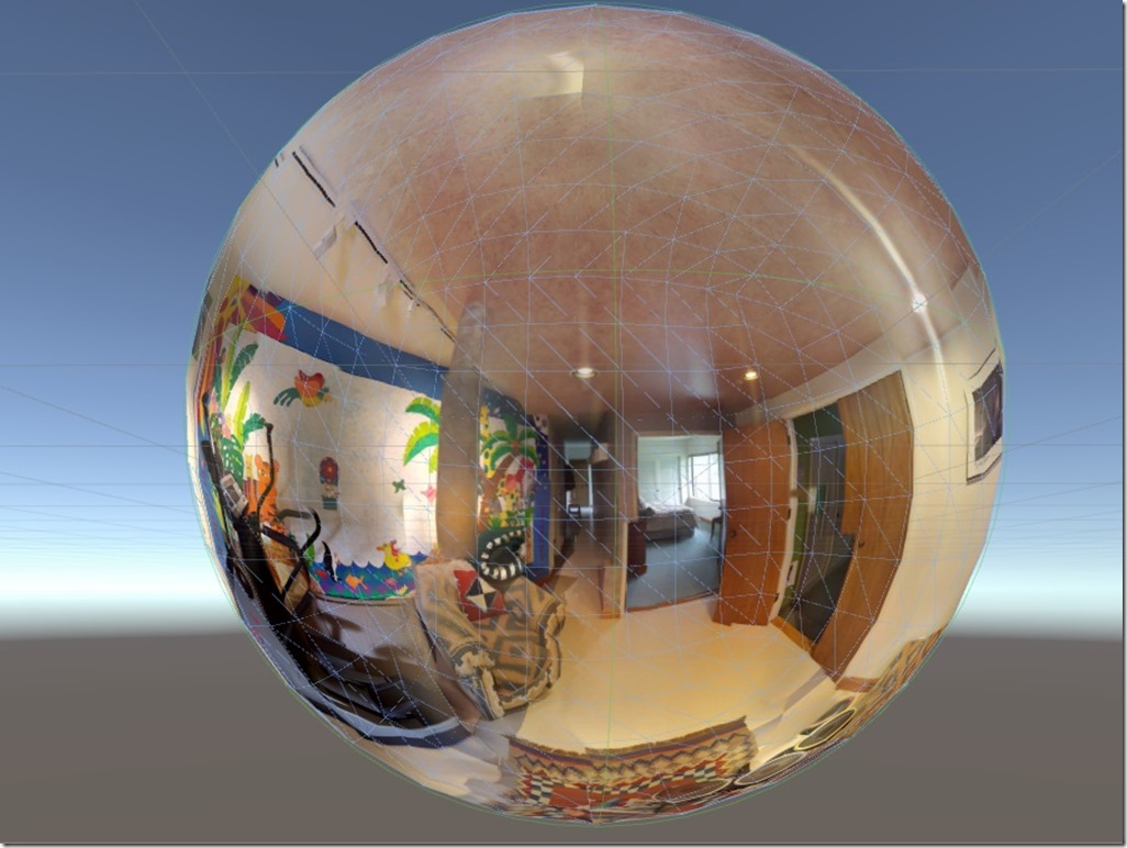 Here is what a 360-degree photosphere looks like from the outside